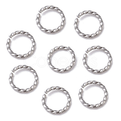 Tarnish Resistant 304 Stainless Steel Open Jump Rings LS-X-STAS-F191-12P-B-1