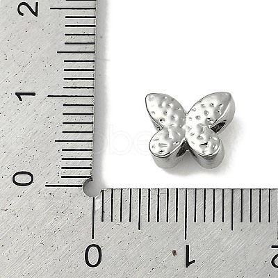 Brass Micro Pave Cubic Zirconia Beads KK-P283-19P-1