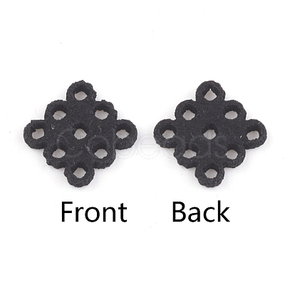 PU Leather Fabric Beads FIND-T020-070-1