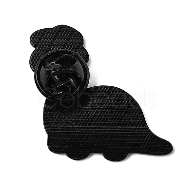 Dinosaur with Hat Enamel Pins JEWB-D310-08EB-01-1