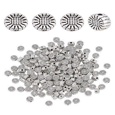 200Pcs Tibetan Style Alloy Beads TIBEB-LP0001-73AS-1