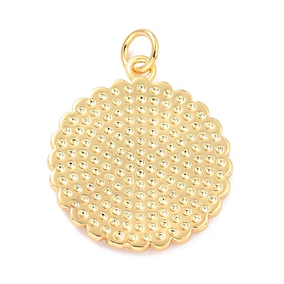 Real 18K Gold Plated Brass Pendants KK-L206-013G-07-1