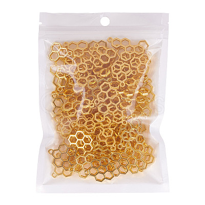 Alloy Open Back Bezel Pendants PALLOY-WH0065-60-1