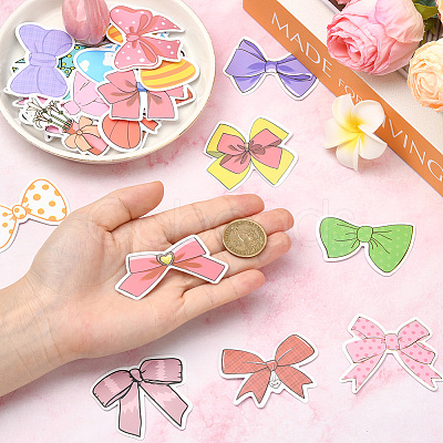 4 Sets PVC Plastic Decorative Sticker Labels DIY-SP0005-31B-1