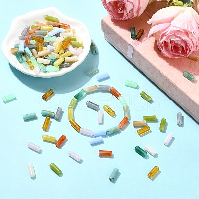 300Pcs Opaque Acrylic Beads MACR-CJ0002-37-1