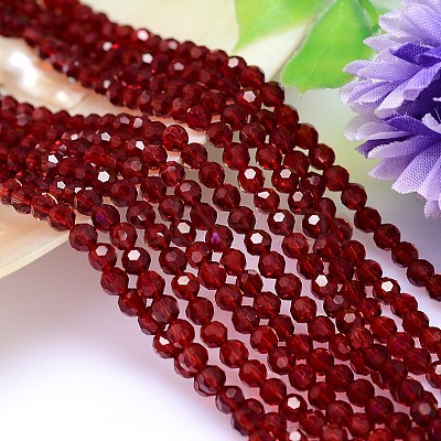 Imitation Austrian Crystal Bead Strands G-M181-6mm-05A-1