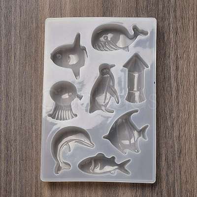 DIY Marine Animal Molds LS-AJEW-U021-01-1