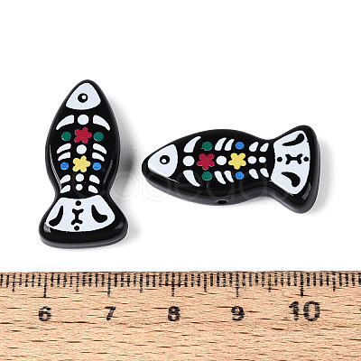 Printed Opaque Resin Beads RESI-N043-22A-1