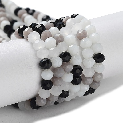 Glass Beads Strands EGLA-A034-M4mm-48-1