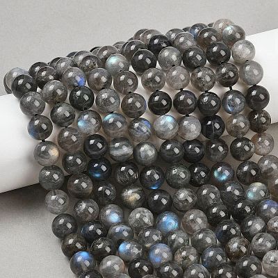 Natural Labradorite Beads Strands G-Z133-A01-10mm-02-1