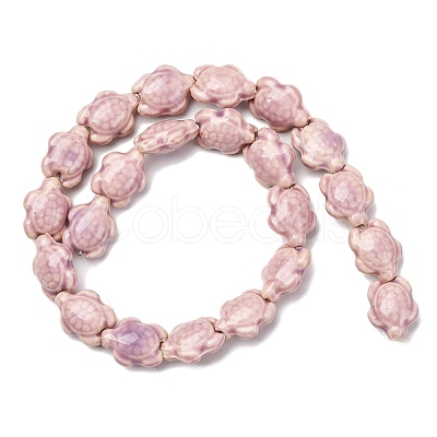 Handmade Porcelain Beads Strands LAMP-G140-02M-1