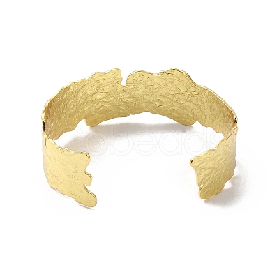 Rack Plating Brass Cuff Bangles BJEW-A137-06G-1