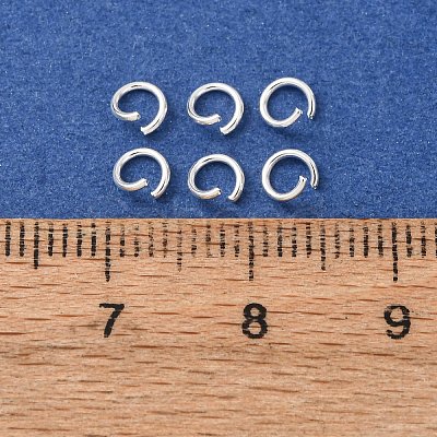 Brass Open Jump Rings KK-G604-08S-09-1