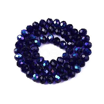 Electroplate Glass Beads Strands EGLA-A044-T8mm-L06-1