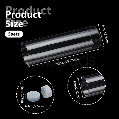 Transparent PC Plastic & PE Bead Storage Tubes AJEW-WH0596-948D-1
