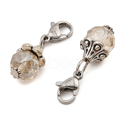 Glass Pendants HJEW-PH01287-20-1