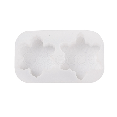 Christmas Theme DIY Snowflake Shape Silicone Candle Molds SIMO-P010-B01-1