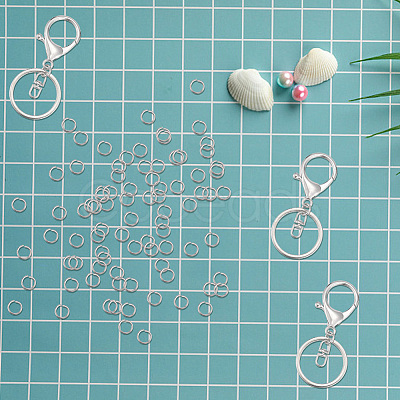 40Pcs Alloy Split Key Rings DIY-DR0001-13-1
