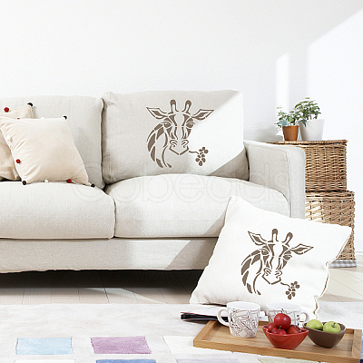 PET Plastic Drawing Painting Stencils Templates DIY-WH0244-063-1