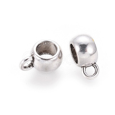 Tibetan Style Alloy Tube Bails LS-TIBEP-LFH251Y-FF-1