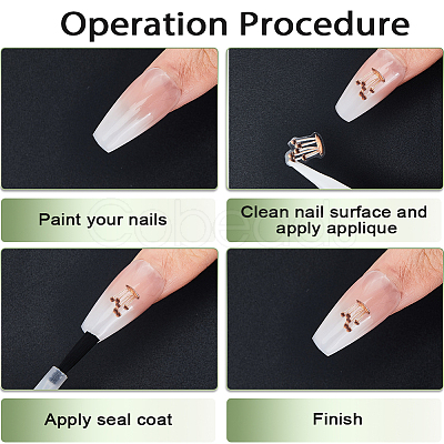 Mushroom Plastic Nail Art Stickers MRMJ-WH20004-07-1