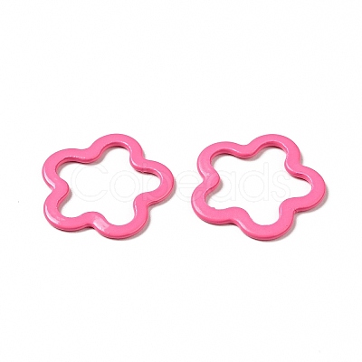 Spray Painted 201 Stainless Steel Linking Rings STAS-G304-07C-1