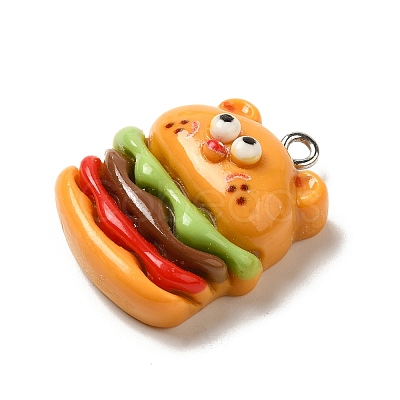 Resin Pendants RESI-A038-02C-1
