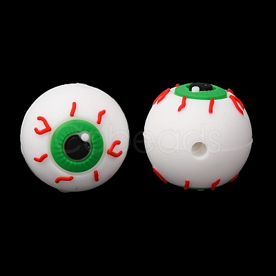 Halloween Silicone Focal Beads SL-CBADC51-20-1