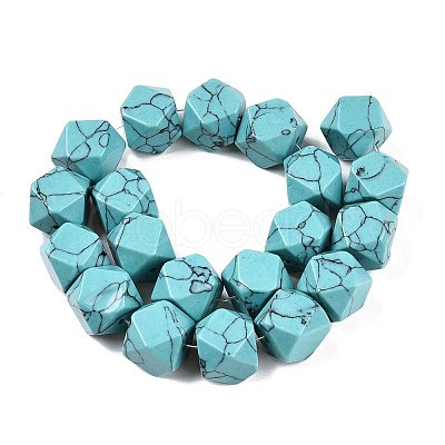 Synthetic Turquoise Beads Strands TURQ-T004-02-1