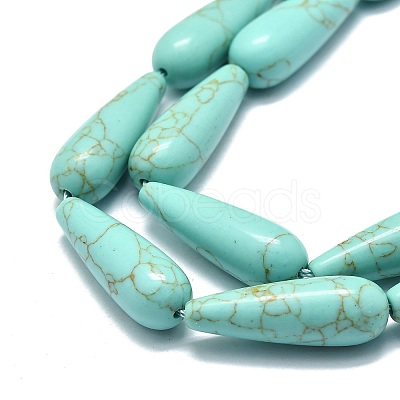 Synthetic Turquoise Beads Strands G-E576-38-1