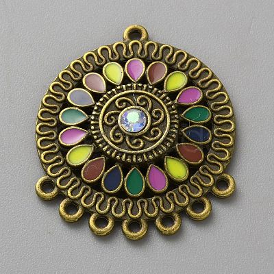 Alloy Enamel Chandelier Component Links FIND-TAC0011-112AB-1