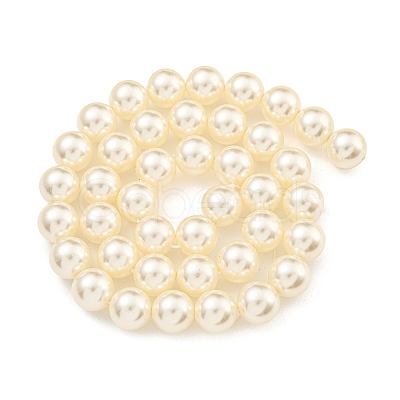 Glass Pearl Beads Strands X-HY-G002-01E-02-1