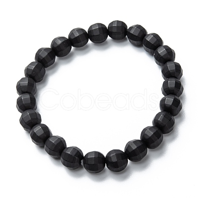 Frosted Glass Beads Stretch Bracelets BJEW-I296-12C-1