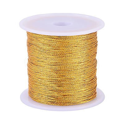 2 Rolls Round PET Metallic Thread MCOR-TADJ0001-01B-01-1