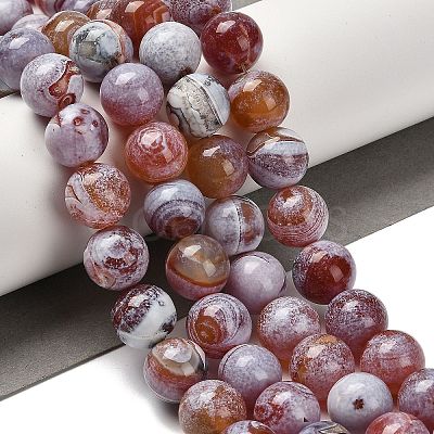 Dyed Natural Carnelian Beads Strands G-G175-A12-01-1