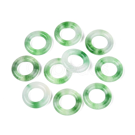 Dyed Natural White Jade Linking Rings G-Q601-43C-1