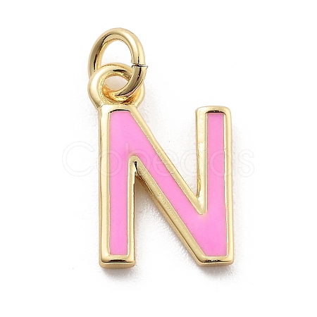 Rack Plating Brass Pendants KK-C065-02N-G-1