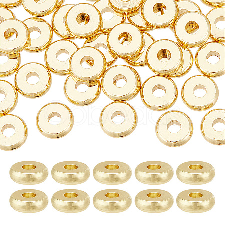 40Pcs Brass Spacer Beads KK-LP0001-13-1