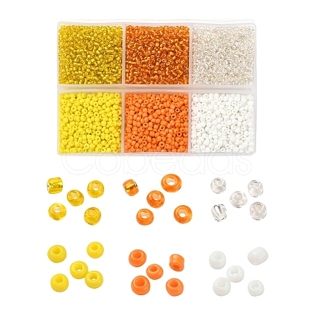 4500Pcs 6 Style 12/0 Glass Seed Beads SEED-YW0001-27A-1