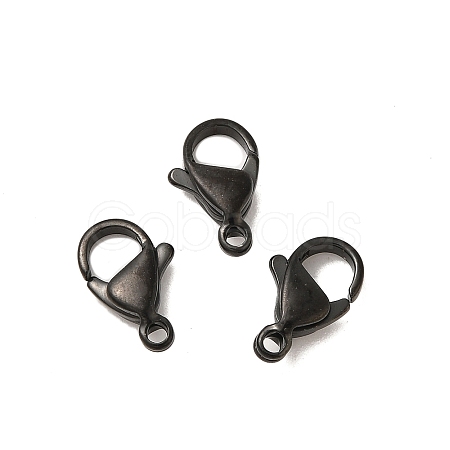 Ion Plating(IP) 304 Stainless Steel Lobster Claw Clasps STAS-AB11-B-1