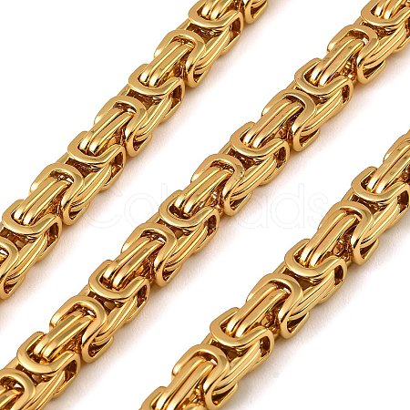 201 Stainless Steel Byzantine Chains SA-E001-14G-03-1