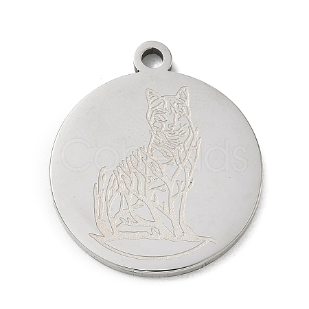 201 Stainless Steel Pendants SA-CBA3D3A-05P-07-1
