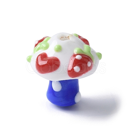 Handmade Lampwork Bumpy Beads LAMP-Q007-01E-1