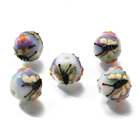 Handmade Lampwork Beads LAMP-K042-07A-1