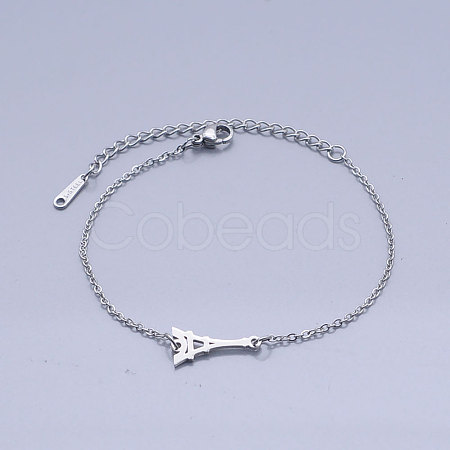 Tarnish Resistant 201 Stainless Steel Link Bracelets BJEW-T011-JN508-1-1