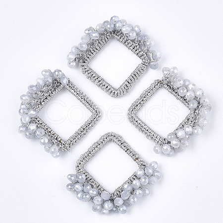 Glass Woven Pendants FIND-T039-08G-1