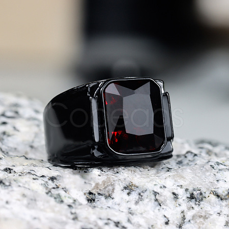 Alloy with Glass Finger Rings for Men FS-WG2A945-03-1