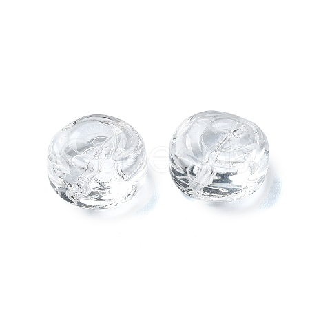 20Pcs Transparent Glass Beads GLAA-Q103-01D-1