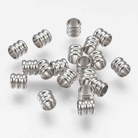 Tarnish Resistant 202 Stainless Steel Beads STAS-K166-16P-A-1