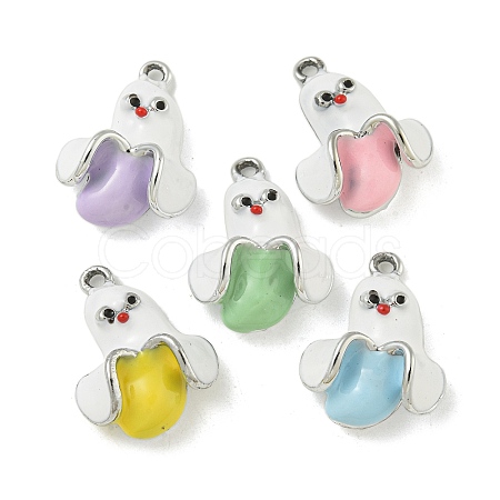UV Plating Alloy Enamel Pendants FIND-M033-29P-1
